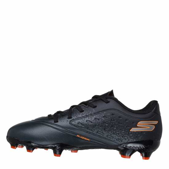 Детски футболни бутонки Skechers Razor Juniors Firm Ground Football Boots Black/Orange Skechers Razor Juniors Firm Ground Football Boots Black/Orange Детски футболни бутонки