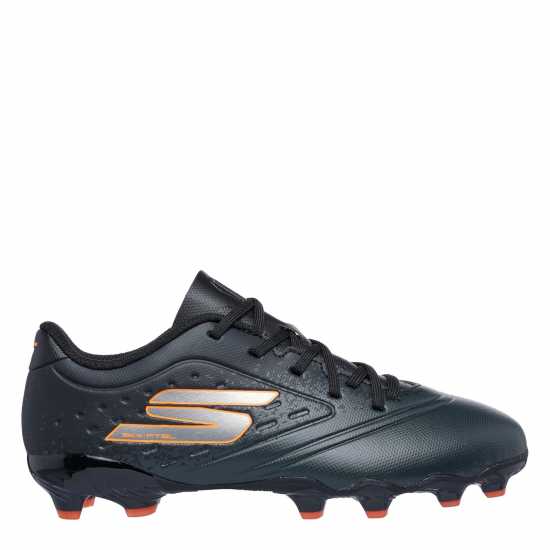 Детски футболни бутонки Skechers Razor Juniors Firm Ground Football Boots Black/Orange Skechers Razor Juniors Firm Ground Football Boots Black/Orange Детски футболни бутонки