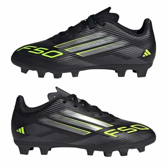 Детски футболни бутонки Adidas F50 Club Juniors Firm Ground Football Boots Black/Lemon Adidas F50 Club Juniors Firm Ground Football Boots Black/Lemon Детски футболни бутонки