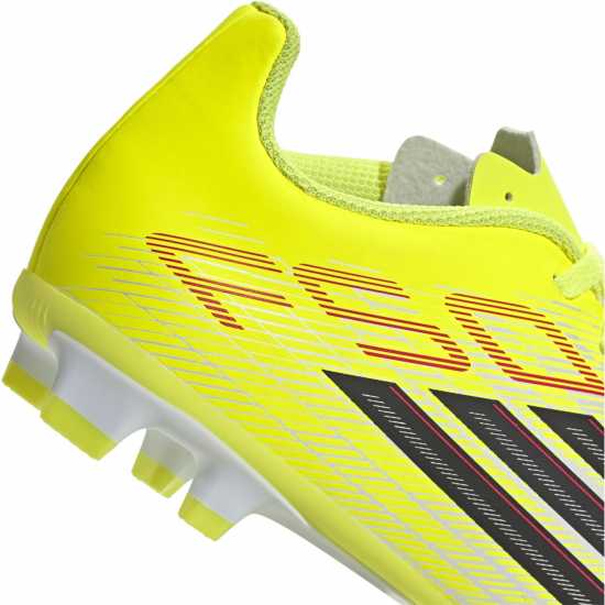 Adidas F50 Club Juniors Firm Ground Football Boots Solar Yellow Adidas F50 Club Juniors Firm Ground Football Boots Solar Yellow