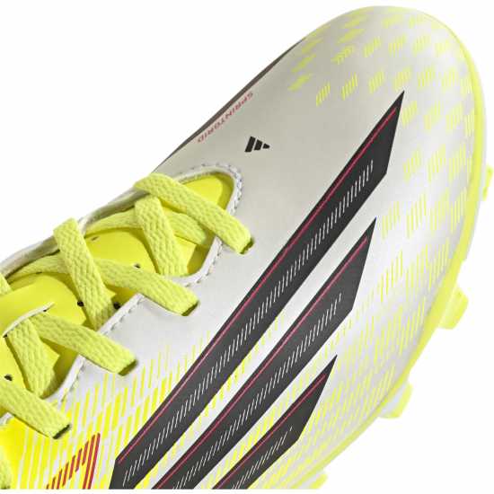 Adidas F50 Club Juniors Firm Ground Football Boots Solar Yellow Adidas F50 Club Juniors Firm Ground Football Boots Solar Yellow