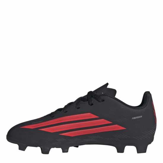 Adidas F50 Club Juniors Firm Ground Football Boots Black/Red Adidas F50 Club Juniors Firm Ground Football Boots Black/Red