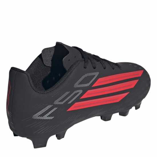 Adidas F50 Club Juniors Firm Ground Football Boots Black/Red Adidas F50 Club Juniors Firm Ground Football Boots Black/Red