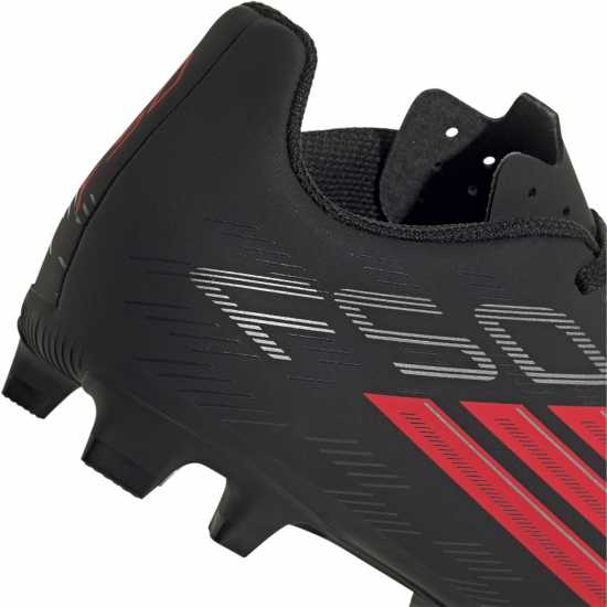 Adidas F50 Club Juniors Firm Ground Football Boots Black/Red Adidas F50 Club Juniors Firm Ground Football Boots Black/Red