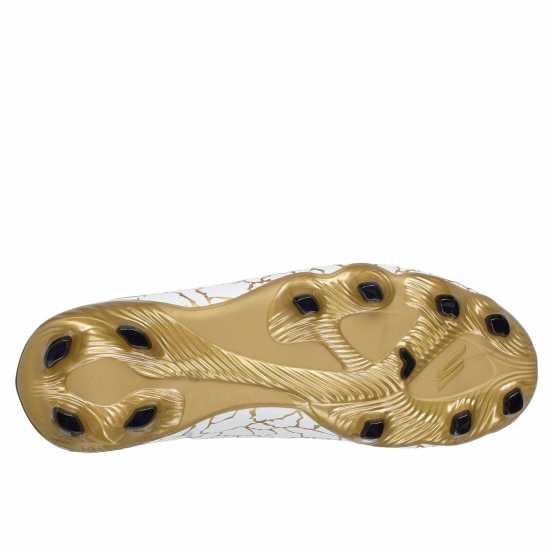 Skechers Skx_ 1 Junior Firm Ground Football Boots Бяло/Злато 