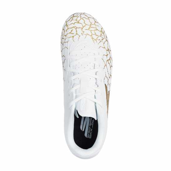 Skechers Skx_ 1 Junior Firm Ground Football Boots Бяло/Злато 