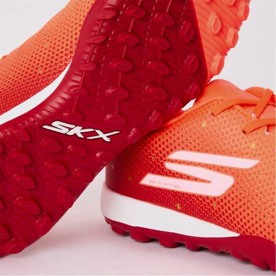 Детски футболни бутонки Skechers Skx_ 1 Junior Firm Ground Football Boots Червен/Злато Skechers Skx_ 1 Junior Firm Ground Football Boots Червен/Злато Детски футболни бутонки