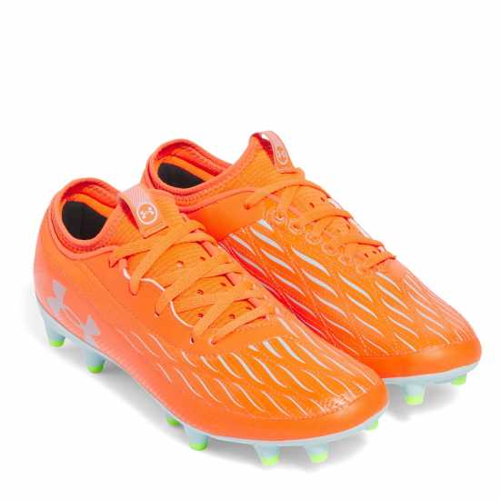 Under Armour Magnetico Elite 4 Juniors Firm Ground Football Boots Арес Червен Детски футболни бутонки