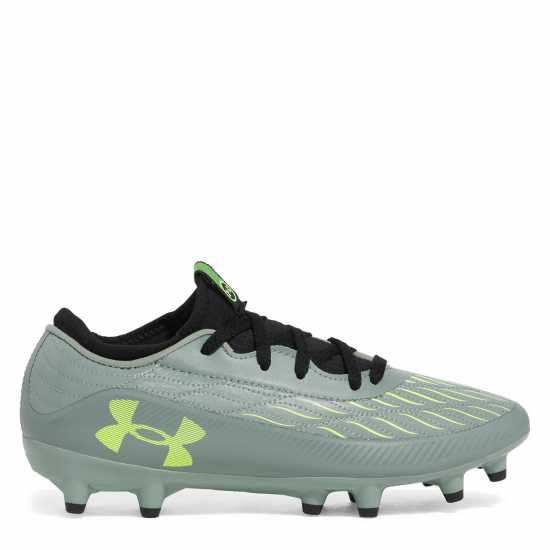 Детски футболни бутонки Under Armour Magnetico Elite 4 Juniors Firm Ground Football Boots Силициево зелено Under Armour Magnetico Elite 4 Juniors Firm Ground Football Boots Силициево зелено Детски футболни бутонки