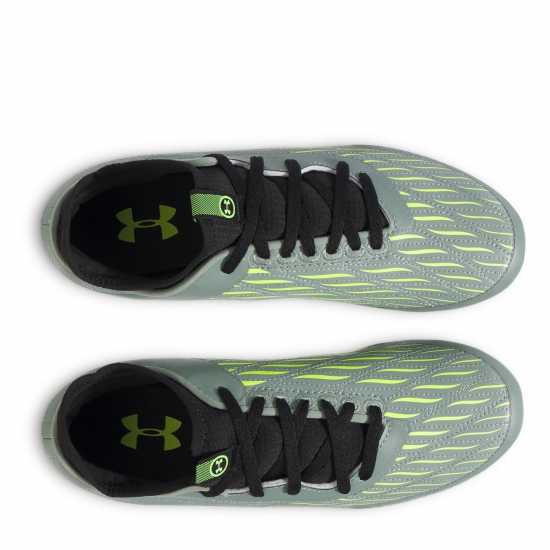 Детски футболни бутонки Under Armour Magnetico Elite 4 Juniors Firm Ground Football Boots Силициево зелено Under Armour Magnetico Elite 4 Juniors Firm Ground Football Boots Силициево зелено Детски футболни бутонки