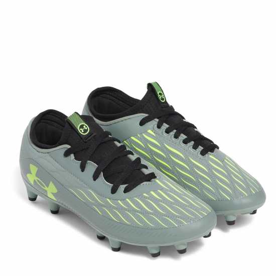 Детски футболни бутонки Under Armour Magnetico Elite 4 Juniors Firm Ground Football Boots Силициево зелено Under Armour Magnetico Elite 4 Juniors Firm Ground Football Boots Силициево зелено Детски футболни бутонки