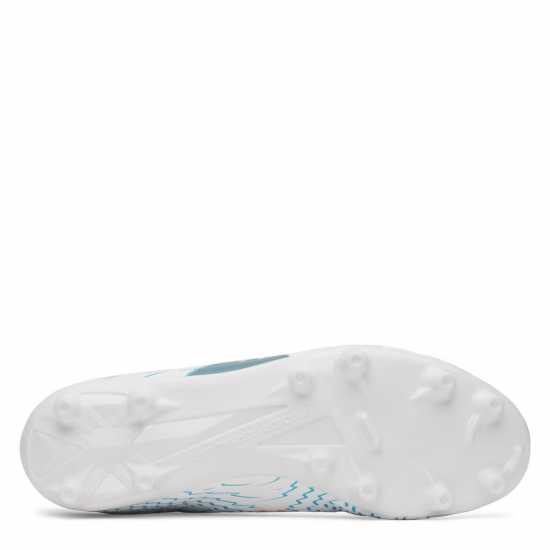 Under Armour Kids' Firm Ground Football Boots White/Blue 