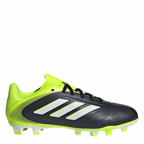 Adidas Copa Pure 3 Club Junior Firm Ground Football Boots Black/Lemon Детски футболни бутонки