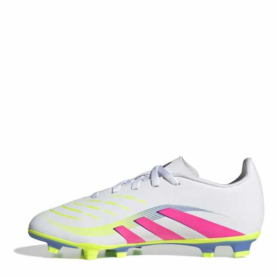 Детски футболни бутонки Adidas Predator 4 Juniors Firm Ground Football Boots Бяло/Розово Adidas Predator 4 Juniors Firm Ground Football Boots Бяло/Розово Детски футболни бутонки