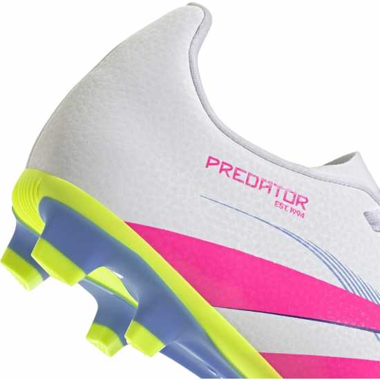 Детски футболни бутонки Adidas Predator 4 Juniors Firm Ground Football Boots Бяло/Розово Adidas Predator 4 Juniors Firm Ground Football Boots Бяло/Розово Детски футболни бутонки