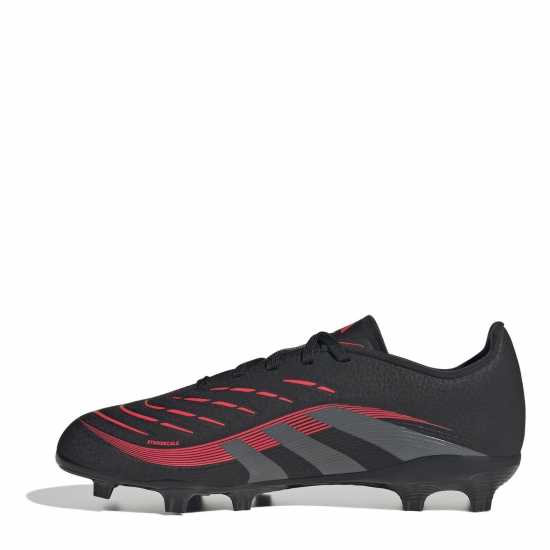 Adidas Predator League Juniors Firm Ground Football Boots Черно/Сиво 
