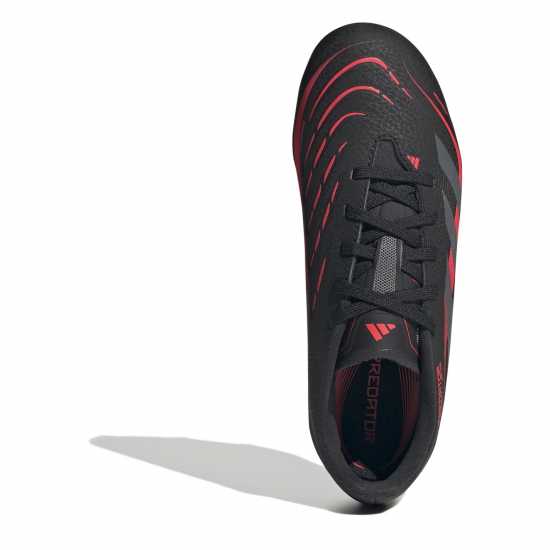 Adidas Predator League Juniors Firm Ground Football Boots Черно/Сиво 