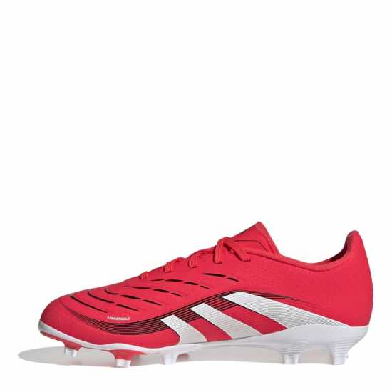 Adidas Predator League Juniors Firm Ground Football Boots Червено/Бяло 