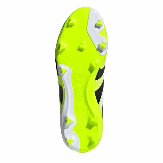 Детски футболни бутонки Adidas Predator League Juniors Firm Ground Football Boots White/Blk/Lemon Adidas Predator League Juniors Firm Ground Football Boots White/Blk/Lemon Детски футболни бутонки