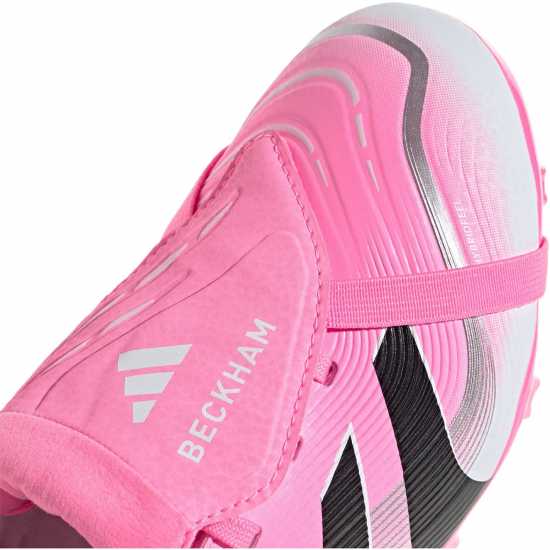 Детски футболни бутонки Adidas Predator League Fold-Over Tongue Junior Firm Ground Football Boots Pink/White Adidas Predator League Fold-Over Tongue Junior Firm Ground Football Boots Pink/White Детски футболни бутонки