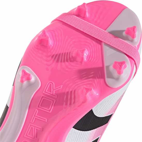 Детски футболни бутонки Adidas Predator League Fold-Over Tongue Junior Firm Ground Football Boots Pink/White Adidas Predator League Fold-Over Tongue Junior Firm Ground Football Boots Pink/White Детски футболни бутонки