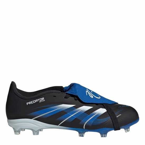 Adidas Predator League Fold-Over Tongue Junior Firm Ground Football Boots Черно/Синьо Adidas Predator League Fold-Over Tongue Junior Firm Ground Football Boots Черно/Синьо