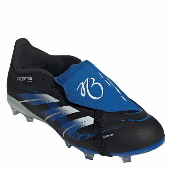 Adidas Predator League Fold-Over Tongue Junior Firm Ground Football Boots Черно/Синьо Adidas Predator League Fold-Over Tongue Junior Firm Ground Football Boots Черно/Синьо