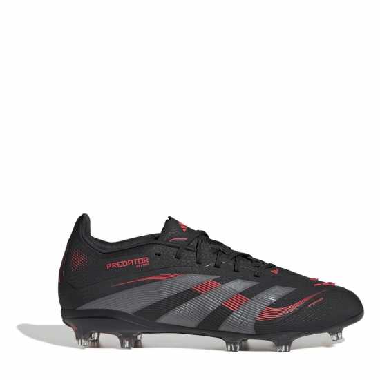 Adidas Predator Elite Junior Firm Ground Football Boots Черно/Сиво 
