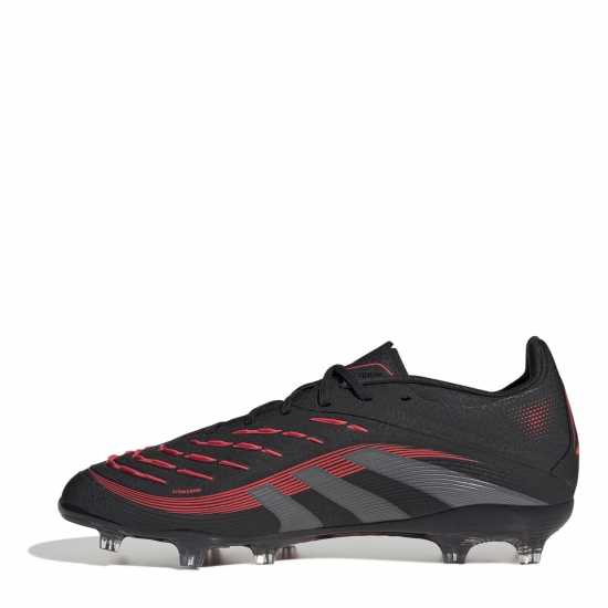 Adidas Predator Elite Junior Firm Ground Football Boots Черно/Сиво 