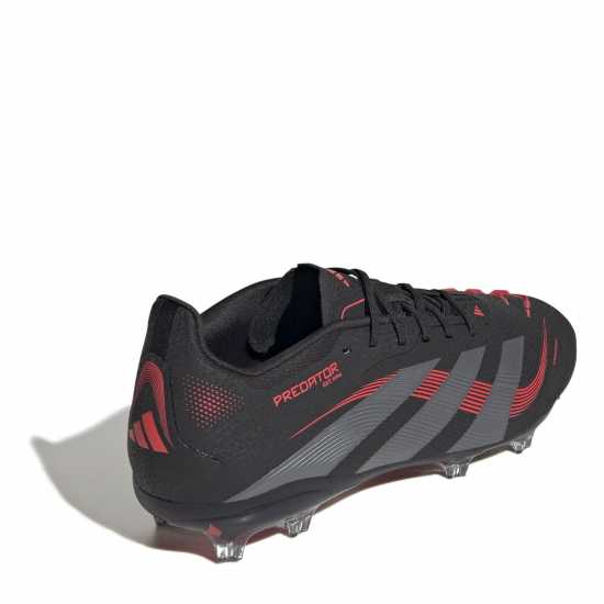 Adidas Predator Elite Junior Firm Ground Football Boots Черно/Сиво 
