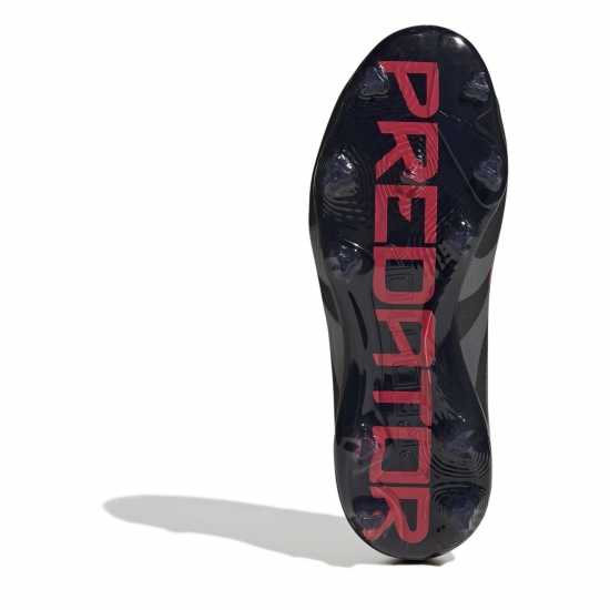 Adidas Predator Elite Junior Firm Ground Football Boots Черно/Сиво 