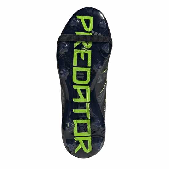 Adidas Predator Elite Fold-Over Tongue Junior Firm Ground Football Boots Black/Lemon Детски футболни бутонки