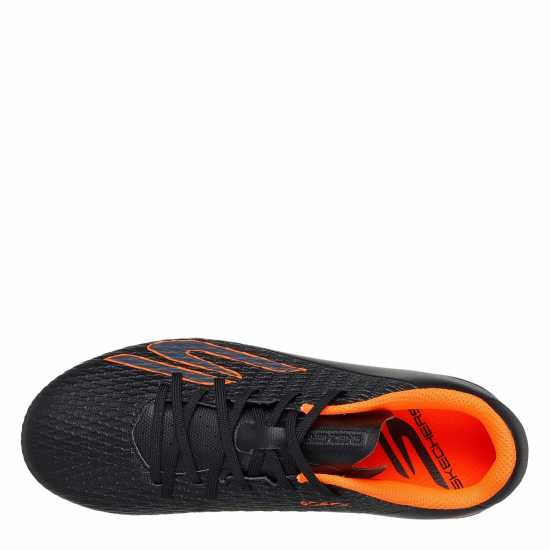 Skechers Skx.2 Juniors Firm Ground Football Boots Black/Orange Детски футболни бутонки