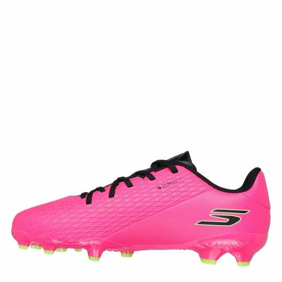 Skechers Skx.2 Juniors Firm Ground Football Boots Розово/Черно 