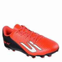 Skechers Skx.2 Juniors Firm Ground Football Boots Red/Black 