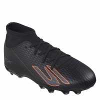Skechers Skx.2 Juniors Firm Ground Football Boots Black/Orange Детски футболни бутонки