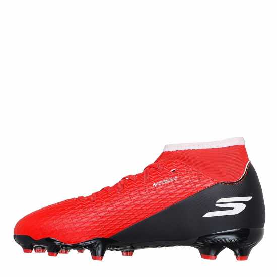 Skechers Skx.2 Juniors Firm Ground Football Boots Red/Black 