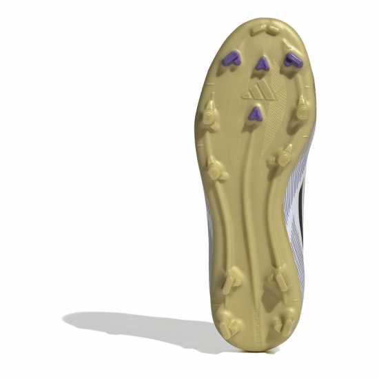 Детски футболни бутонки Adidas F50 League Juniors Firm Ground Football Boots Бяло/Черно/Злато Adidas F50 League Juniors Firm Ground Football Boots Бяло/Черно/Злато Детски футболни бутонки