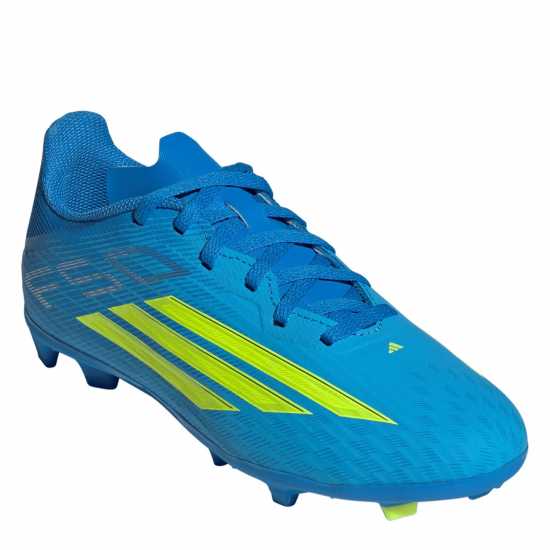 Adidas F50 League Juniors Firm Ground Football Boots Blue/Yellow Adidas F50 League Juniors Firm Ground Football Boots Blue/Yellow