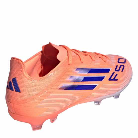 Adidas F50 Elite Juniors Firm Ground Football Boots Оранжево/Синьо 