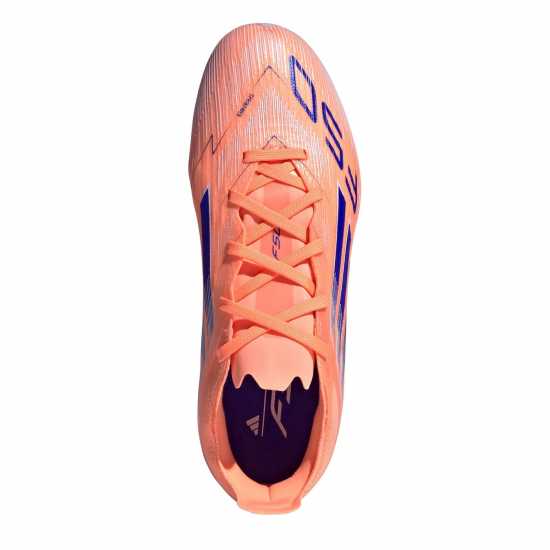 Adidas F50 Elite Juniors Firm Ground Football Boots Оранжево/Синьо 