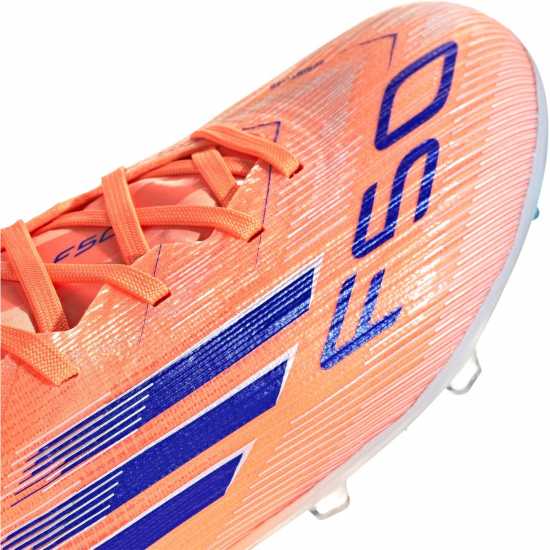 Adidas F50 Elite Juniors Firm Ground Football Boots Оранжево/Синьо 