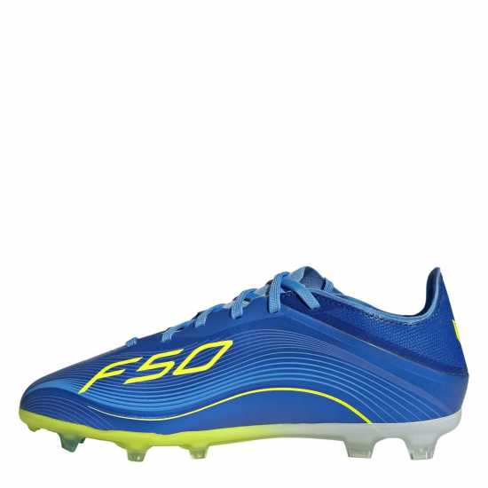 Adidas F50 Elite Juniors Firm Ground Football Boots Синьо/Жълто 