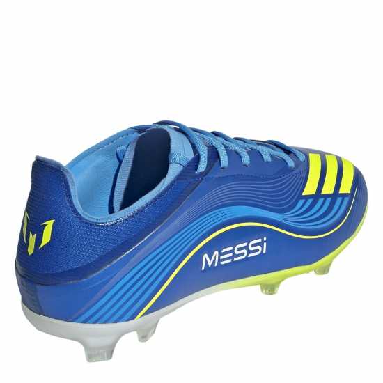 Adidas F50 Elite Juniors Firm Ground Football Boots Синьо/Жълто 