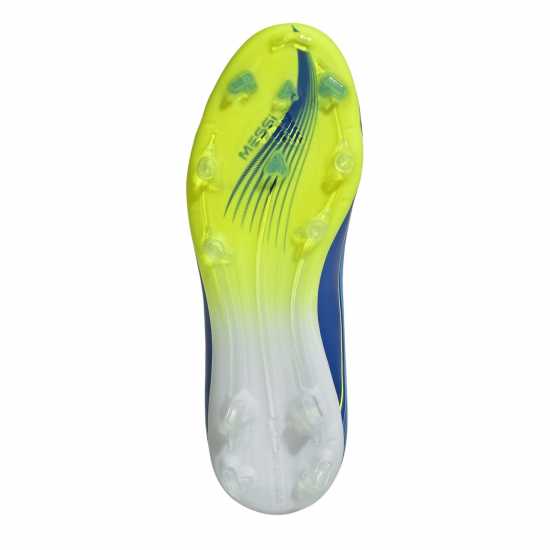 Adidas F50 Elite Juniors Firm Ground Football Boots Синьо/Жълто 