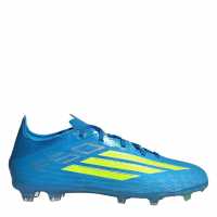 Adidas F50 Elite Juniors Firm Ground Football Boots Blue/Yellow Adidas F50 Elite Juniors Firm Ground Football Boots Blue/Yellow