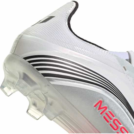Adidas F50 Elite Juniors Firm Ground Football Boots Бяло/Червено Adidas F50 Elite Juniors Firm Ground Football Boots Бяло/Червено