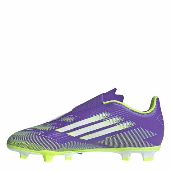 Adidas F50 Club Juniors Firm Ground Football Boots Purple/White Детски футболни бутонки