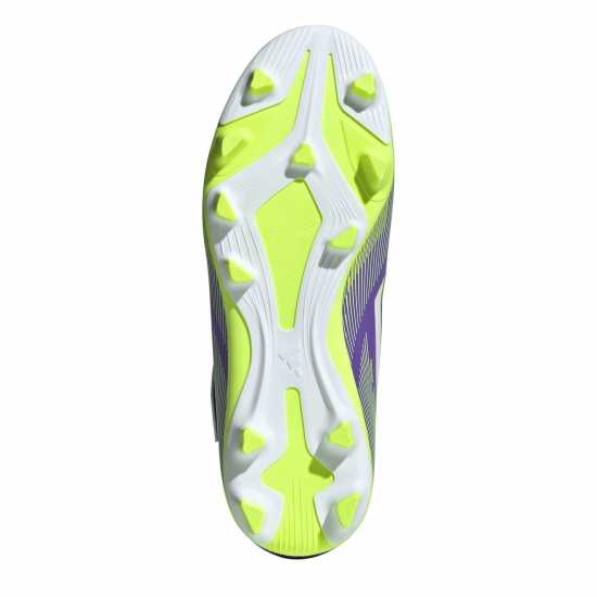 Adidas F50 Club Juniors Firm Ground Football Boots Purple/White Детски футболни бутонки
