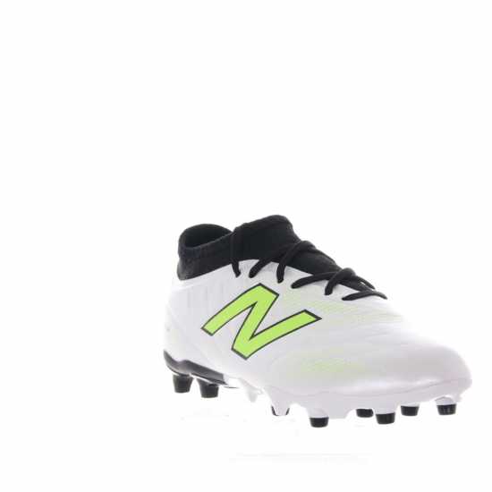 New Balance Tekela Academy Juniors Firm Ground Football Boots Бяло/Зелено 